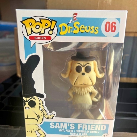 Dr. Seuss Other - Funko Pop Sam's Friend 06 Dr Seuss Books Cat in the Hat Figure 
New